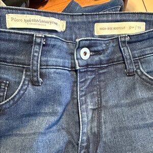 Anthropologie Pilcro High-Rise Bootcut Jeans in Indigo